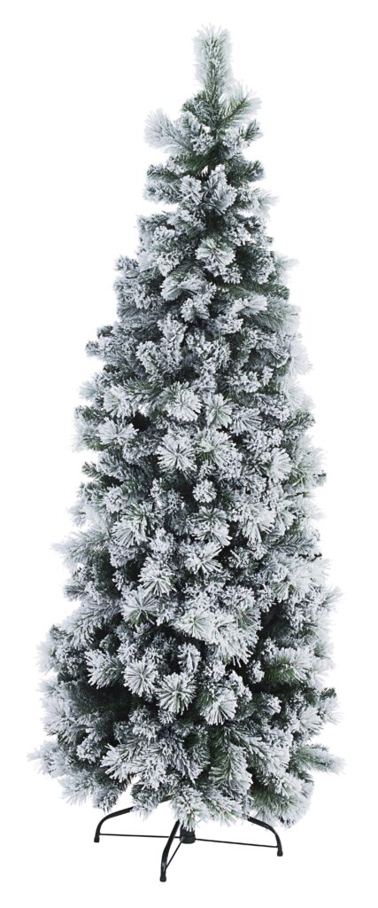 Albero Slim Praga Innevato H180