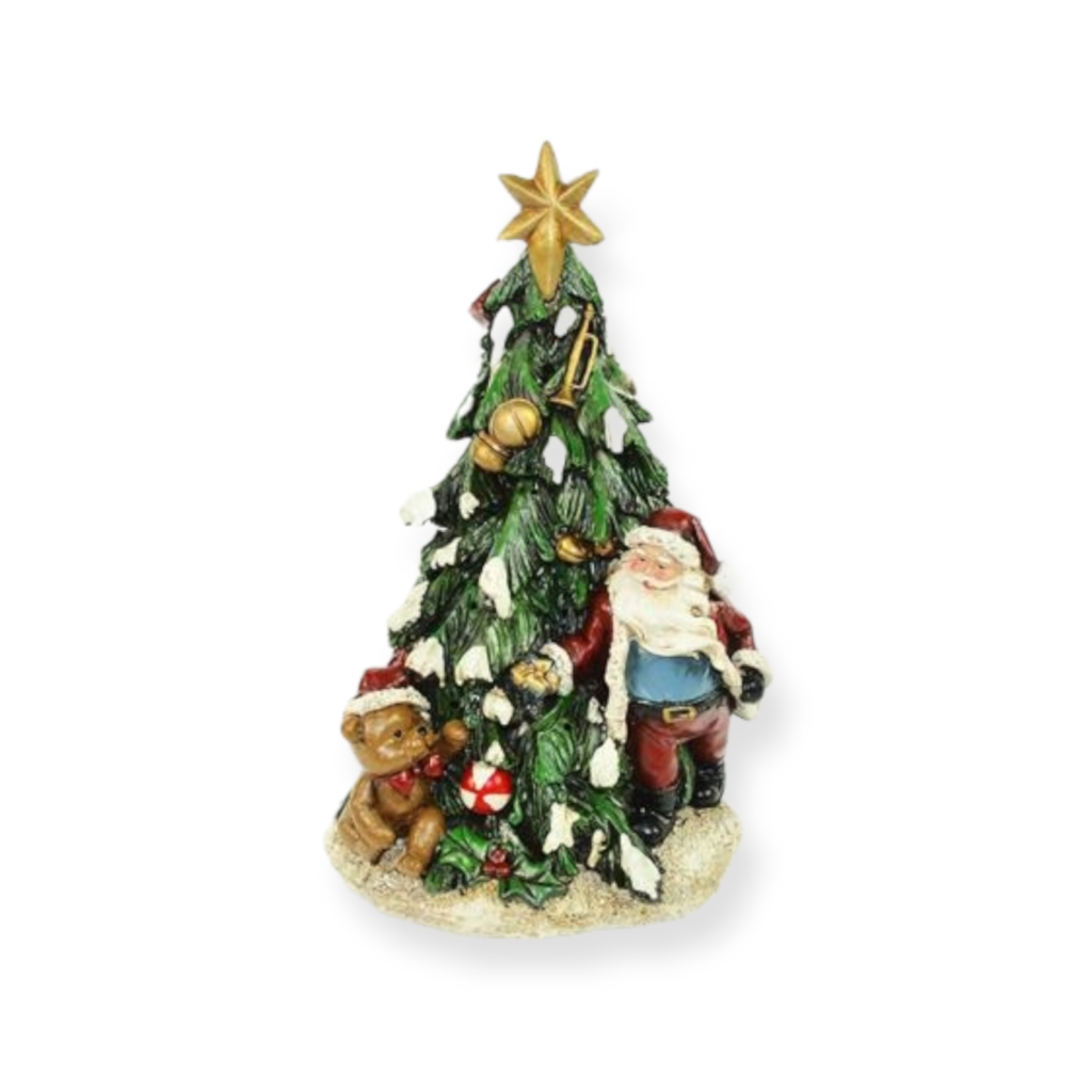 Albero di Natale con Babbo Natale