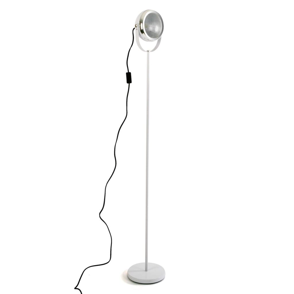 lampada bianca metallo