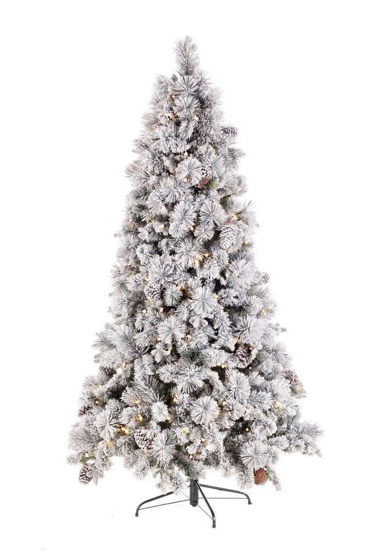 Albero Garlenda Innevato con luci led H180