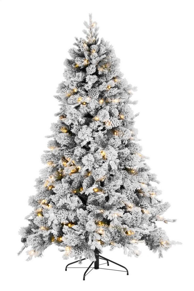 Albero Arves Innevato con luci led H180