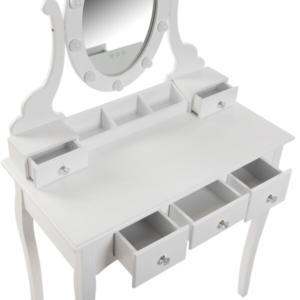 Toeletta Trucco Diva con Led Eurto